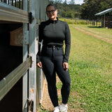 Signature Full Seat Riding Breeches - Black