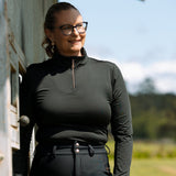 SPF 50+ Long Sleeve Base Layer - Black