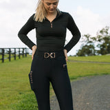 SPF 50+ Long Sleeve Base Layer - Black