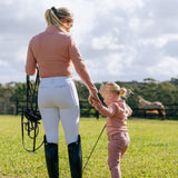SPF 50+ Long Sleeve Base Layer - Pink
