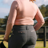 Signature Full Seat Riding Breeches - Charcoal