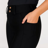 LuxeFlex Riding Breeches - Black
