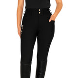 LuxeFlex Riding Breeches - Black