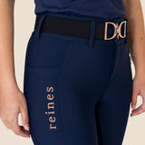 Rose Gold Stirrup Belt - Black