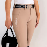 Silver Bling Bit Belt - Logo