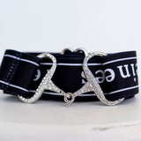 Silver Bling Bit Belt - Logo