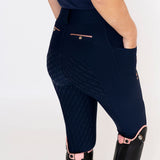 LuxeFlex Riding Breeches - Navy