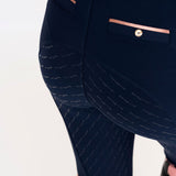 LuxeFlex Riding Breeches - Navy