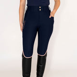 LuxeFlex Riding Breeches - Navy